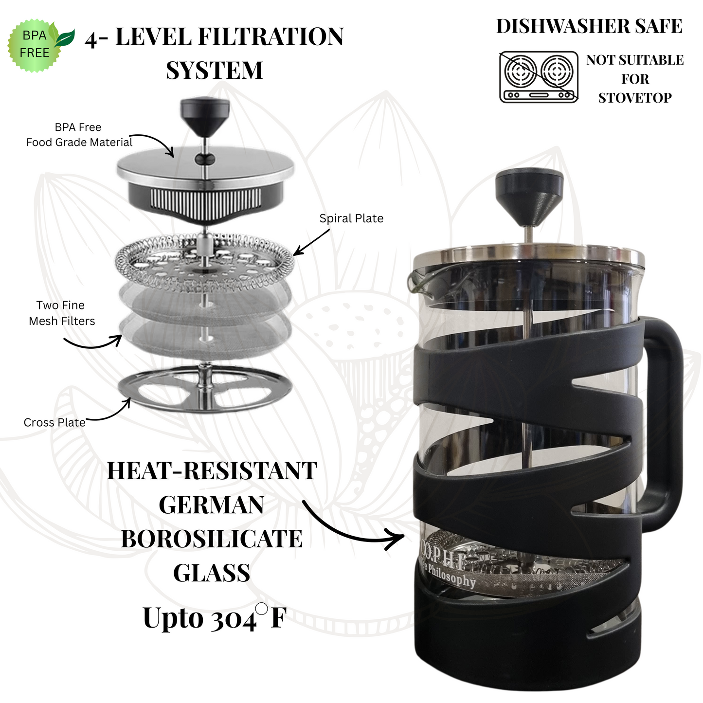 French Press & Socrates' Cup